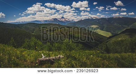 Beautiful View Of Mount Of The Holy Cross, A Prominent Mountain Summit With An Elevation Of 14,009 F