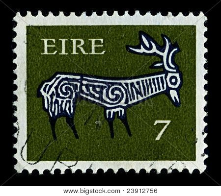 Irland ca. 1968: gedruckte in Irland Briefmarke zeigt Bild von 