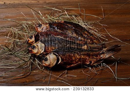 Grilled Fish With Lemon And Figs Steak, Vintage, Steam, Representation
