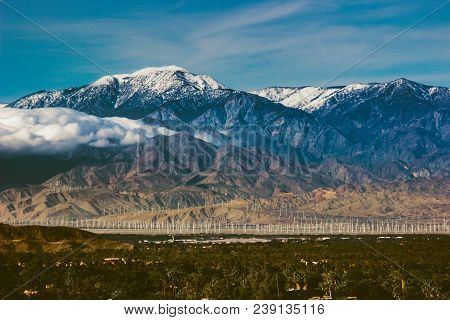 Snow Covered Mount San Jacinto