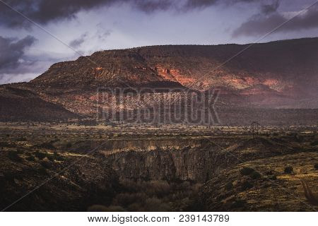 Snowstorm Approaching Verde Valley