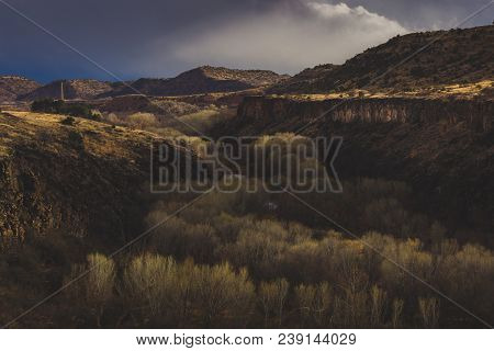 Dramatic Sky Over S.o.b. Canyon