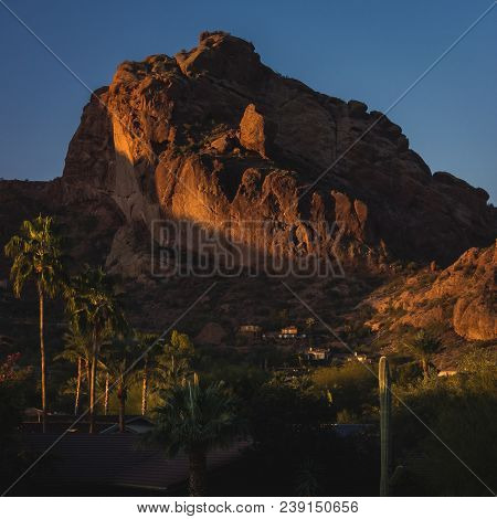 Camelback Mountain At Sunrise
