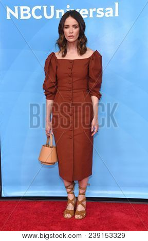 LOS ANGELES - MAY 02:  Abigail Spencer arrives for the NBCUniversal Summer Press Day 2018 on May 2, 2018 in Universal City, CA                