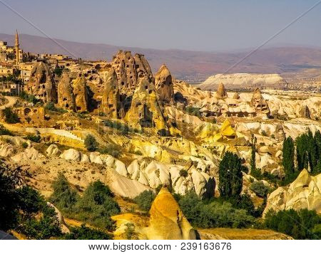 Landscape View Of Capadocia Sand Formations, Turkey