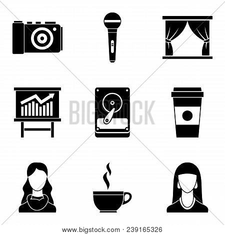 Penman Icons Set. Simple Set Of 9 Penman Vector Icons For Web Isolated On White Background