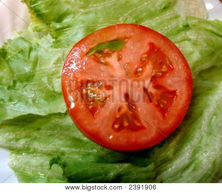 Lattuga e pomodoro