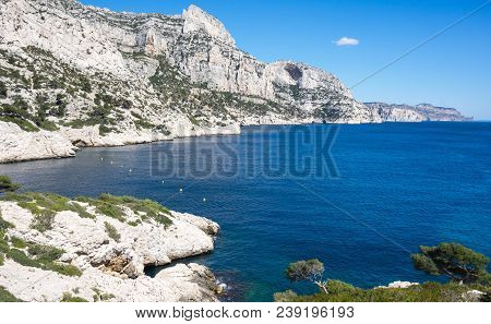 The Calanque De Morgiou, One Of The Biggest Calanques Located Between Marseille And Cassis, France