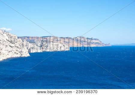 The Calanque De Morgiou, One Of The Biggest Calanques Located Between Marseille And Cassis, France