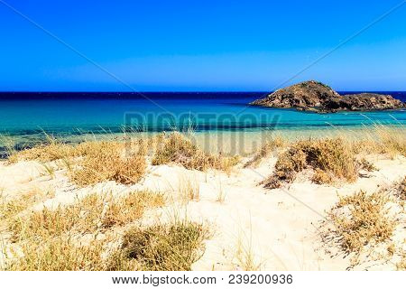 The Beach Of Chia Su Giudeu, Sardinia