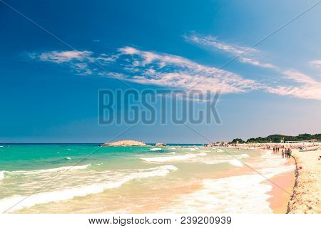 The Beach Of Costa Rei, Sardinia