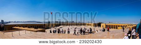 Monumental Tomb Of Mustafa Kemal Ataturk In Ankara 15 April 2018
