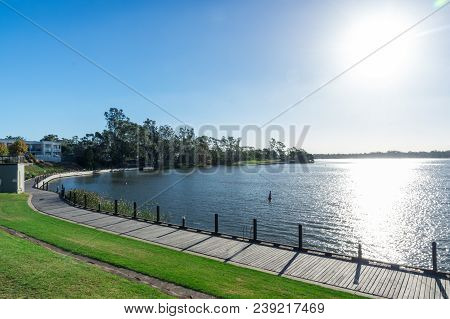 Shore Of Lake Nagambie On The Goulburn River In The Goulburn Valley Region Of Victoria, Australia