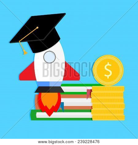 Beginning Study In University. Launch Study Rocket, Learning And Teaching, Development Financing. Ve