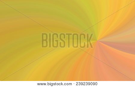 Illustration Of Colorful Yellow Orange Red Curvilinear Waves