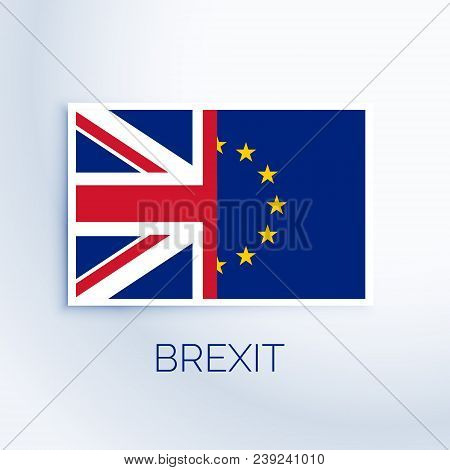 Brexit Concept Flag Vector Design Illustration Art