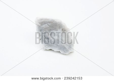 Albite Mineral Isolated Over White