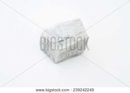 Calcite Mineral Isolated Over White