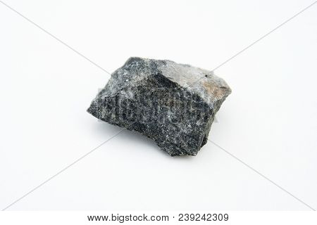 Serpentine Mineral Isolated Over White
