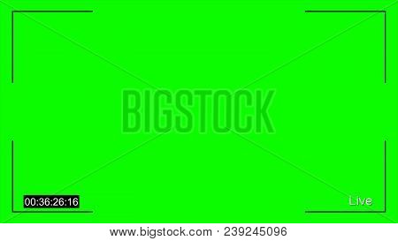 Cctv Live And Timecode Chroma Key