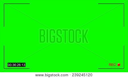 Cctv Rec Dot Chroma Key