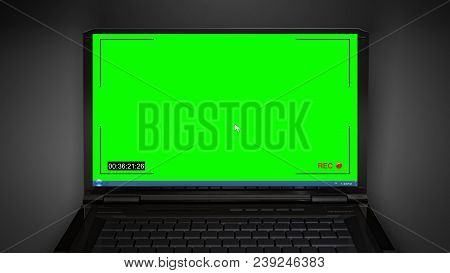 Notebook Green Screen For Cctv Recording