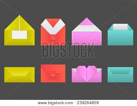 Set Of Original Envelopes Made For The Holidays.