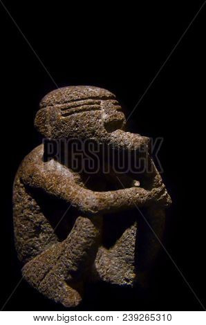 Handcrafted Piece In Stone Made By Ancient Artisans Of Costa Rica