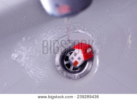 Concept Loss Of The House And Housing. Housing And Communal Problems.