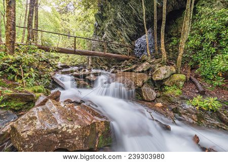 Cascades in the Smoky Mountains of Tennessee, USA.