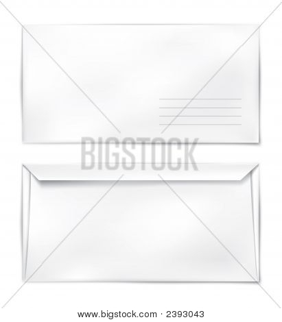 Konvert Blank Template