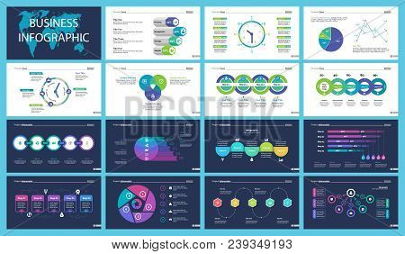 Business Inforgraphic Design Set For Management Concept. Can Be Used For Business Project, Annual Re