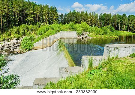 Abandoned Dam On The River