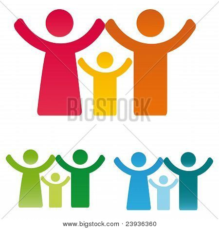 家族のピクトグラム