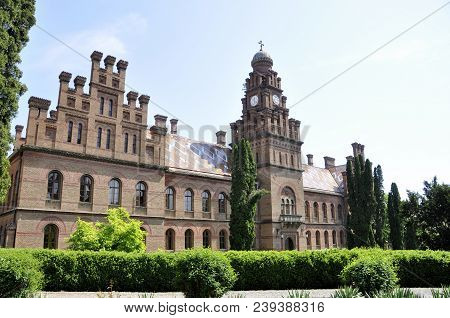 Chernivtsi Ukraine - May 04 2018: The Former Seminary Church On The Territory Of The Residence Of Bu