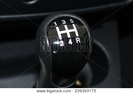 Car Gear Lever. Manual Shift Gear. Car Gear Shift Stick.