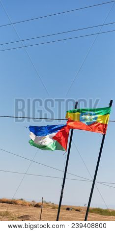 Waving In The Sky The Colorful Flag