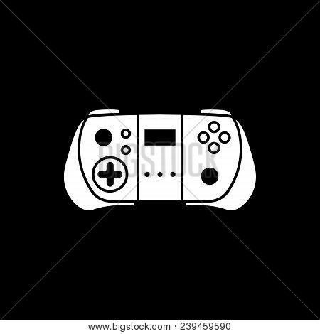 Remote Control Icon. Silhouette Remote Control Vector Icon For Web Design Isolated On Black Backgrou