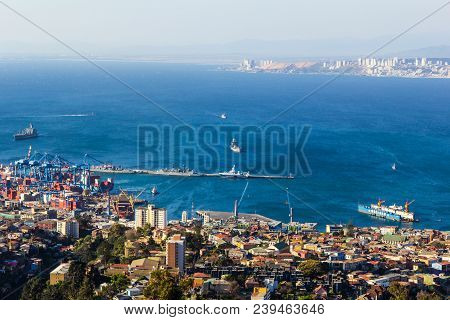 Panoramic View Of Valparaíso - Chile