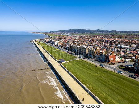 Aerial View Of Rhyl In Wales - United Kingdom