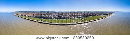 Aerial View Of Rhyl In Wales - United Kingdom
