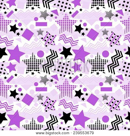 Ultra Violet Stars Background