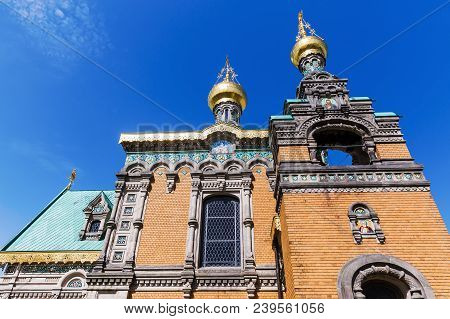 Russian Chapel In Darmstadt, Germany