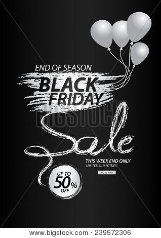 Black Friday Sale Banner, Discount, Promotion Poster, Advertisement, Marketing, Tags, Sticker, Bollo