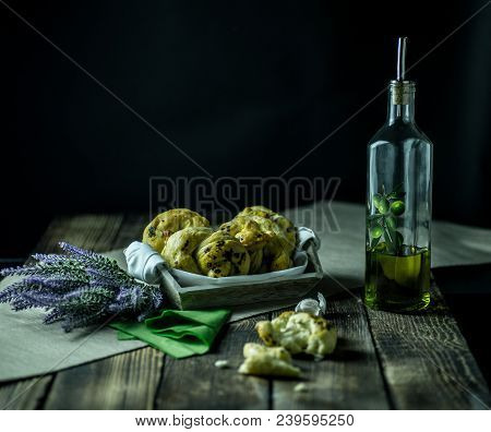 Dough Dainted By The Woman On The Board