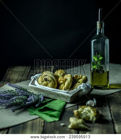 Dough Dainted By The Woman On The Board
