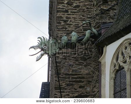Eltz Germany, July 14, 2015:burg Eltz Castle Detail Near Mosel River Valley, Germany