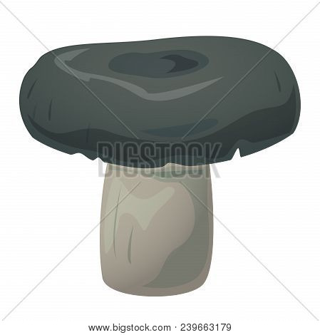 Lactarius Turpis Edible Mushroom, Vector Illustration Isolated From Background