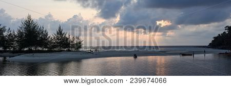 Sunset At The Beach Of Koh Kood Island, Thailand
