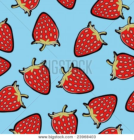 Fragola seamless pattern
